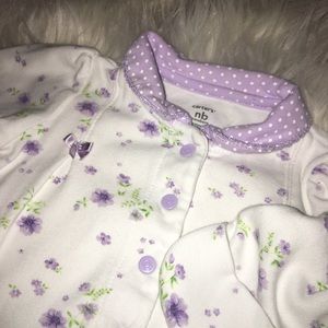 Floral Baby Girl Footies by Carter’s Newborn✨